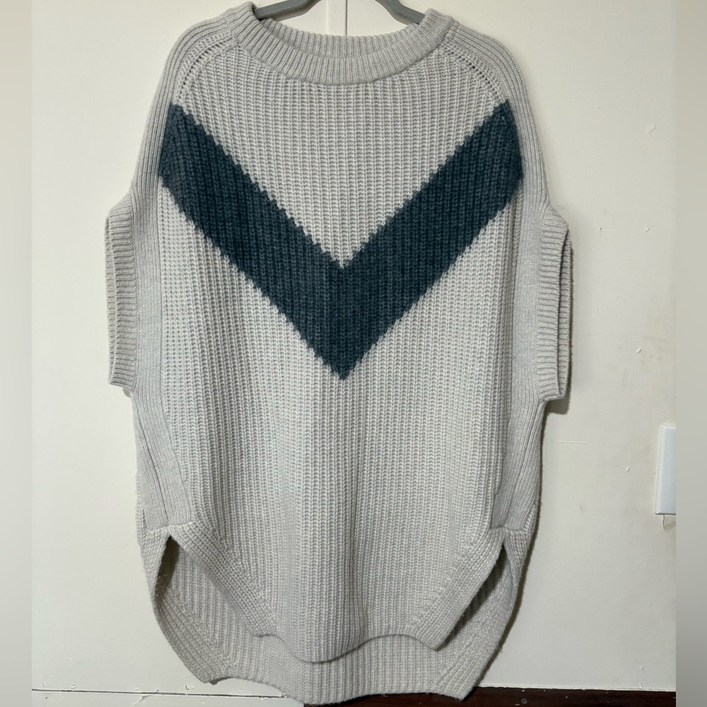 Gray Chevron Women's Sweater